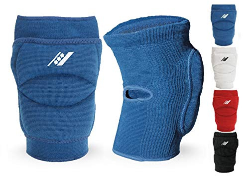 Rucanor Smash Knieschoner, 2 Stück Knieschutzer für Sport, Kniepolster mit Seitenaufprallsystem, Polyster, Unisex, XS, Blau