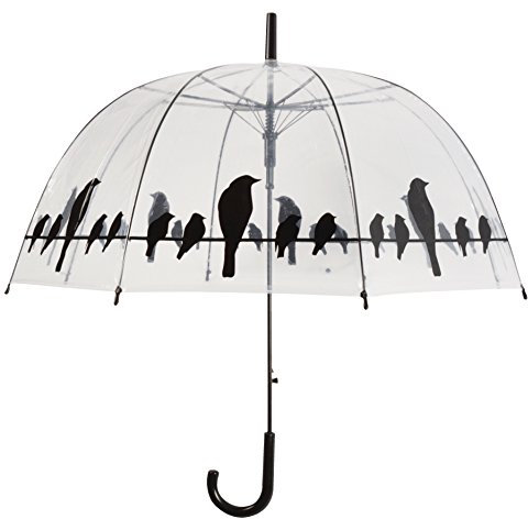Esschert Design TP166 Birds on a Wire Umbrella, 83.0 cm*81.5 cm*83.0 cm