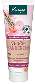 Kneipp Sensitiv Handcreme Mandelblüten Hautzart - Mandelöl, 8er Pack (8 x 75 ml)