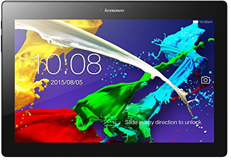 Lenovo TAB 2 A10-70 25,7 cm (10,1 Zoll Full HD IPS) Media Tablet (MediaTek MT8732 Quad-Core Prozessor, 1,5GHz, 2GB RAM, 16GB eMMC, 5MP + 8MP Kamera, Dolby Atmos Sound, LTE, Android) midnight blue