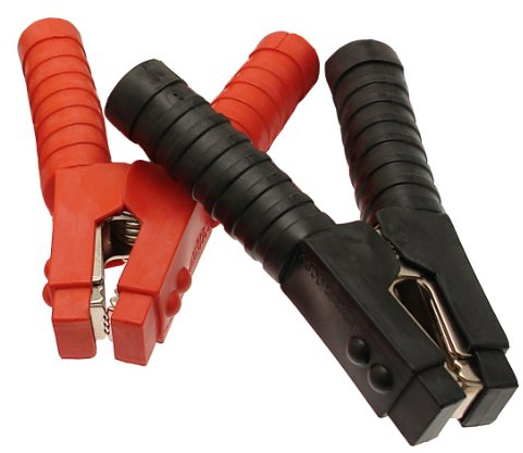 Maypole 2 x Heavy Duty Fully Insulated Jump Lead Clips 600A Peak Rating