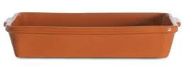 CAZUELA BARRO RECTANGULAR 33 x 23 CM.