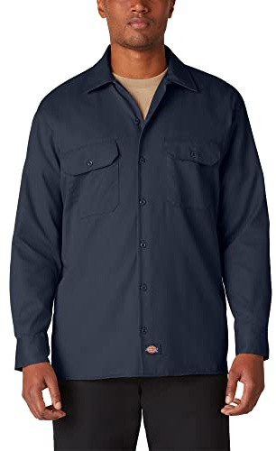 Dickies Långärmad arbetsskjorta för män, 3XL