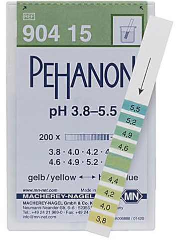 Macherey-Nagel 90415 Pehanon Ph 3,8-5,5 Kasten 200 Streifen