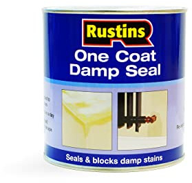 Rustins Damp Seal Paint – Water-Resistant Primer for Walls and Ceilings, Effectively Seals Damp Stains, Quick-Drying and Easy to Apply for Long-Lasting Results500ml