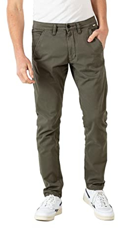 Reell Jeans Uomo Pantaloni Chino Flex Tapered