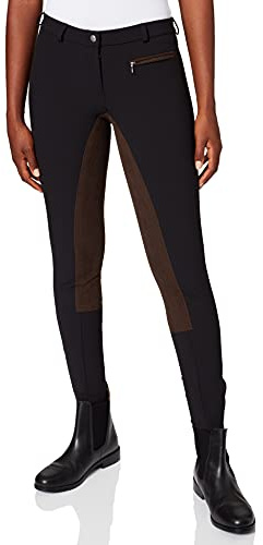 PFIFF Kvinnor helsits ridbyxor softshell - Svart 8