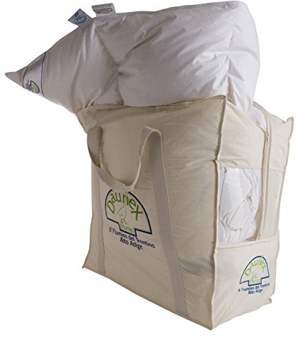 Daunex Badia Duo Edredón, Algodón, Blanco, Doble, 250 x 180 x 2 cm.