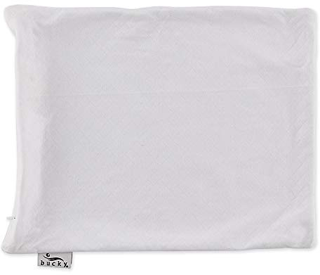 Bucky Natural Bedding Collection, Travel Duo Pillow Cover, 14x11, White