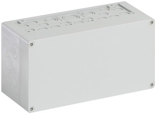 Spelsberg 2249701 Leergehäuse mit Deckel, 300 x 150 x 132 mm, IP65, AKL 1-G, grau