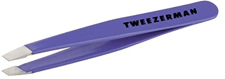 Tweezerman Blooming Lilac Stainless Steel Mini Slant Tweezer
