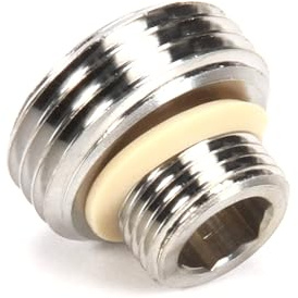T&S Brass B-GH Garden Hose Outlet Adapter, brushed nickel