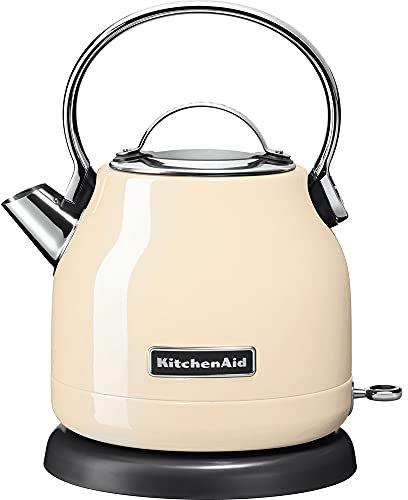 KitchenAid 5KEK1222 1,25 L WASSERKOCHER-CRÈME 5KEK1222EAC, Edelstahl, 2 liters, Almondcream