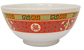 Thunder Melamine 3-3/4-Inch Rice Bowl, 6 Oz, 3008TR, Heavy-Duty Plastic Tableware (PACK of 12)