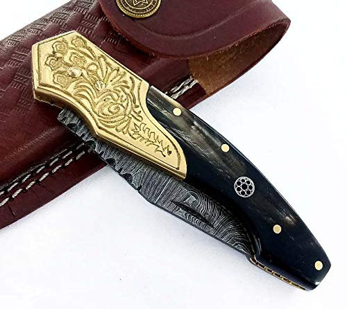 Dessi Handmade damascus steel Folding Pocket Utility Tool 1610