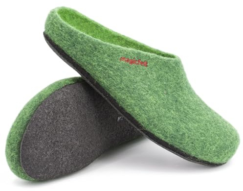 MagicFelt filttoffel AN 709, Mörkgrön, 39 EU