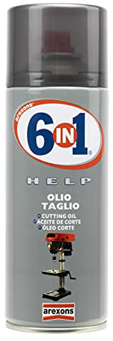 AREXONS 6in1 Help Olio Taglio, Lubrificante Multifunzione con Additivi, Ideale per Maschiatura, Filettatura e Altre Lavorazioni di Metalli, con Protezione Anticorrosione, 400ml