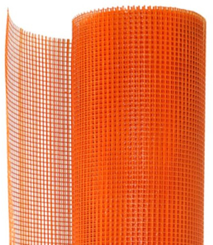 DoitBau - Armierungsgewebe Außen & Innen – 1Stk.1m x 50m - Flächengewicht 170g/m² - Putzgewebe Orange - Putzgewebe Fassadendämmung - Putzgewebe Armierungsgewebe