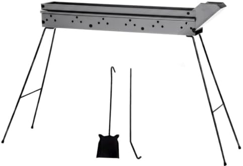 Fornacella per barbecue arrosticini in ferro da cm 60 spiedini