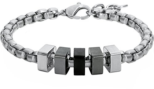 S.Oliver Herren-Armband Edelstahl 50868