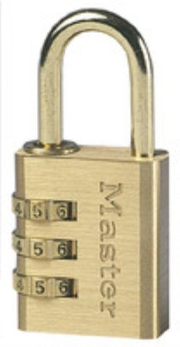Master Lock 30mm Solid Aluminium Padlock with Brass Finish