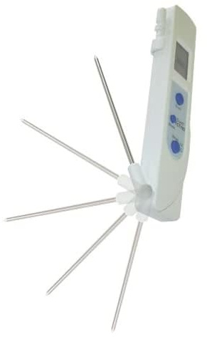 LACOR 62458 Dual Thermometer Infrarot-Kältesonde | Langlebiges Profi-Utensil; entwickelt für optimale Leistung und schnelle, unkomplizierte Reinigung in der Spülmaschine