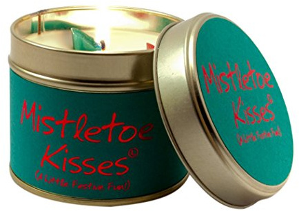 Lily-Flame Mistletoe Kisses Tin, Blue