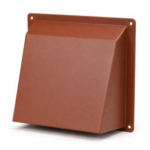 Terracotta Hooded Cowl 9 x 9 Vent Cover for Air Bricks Grilles Extractors