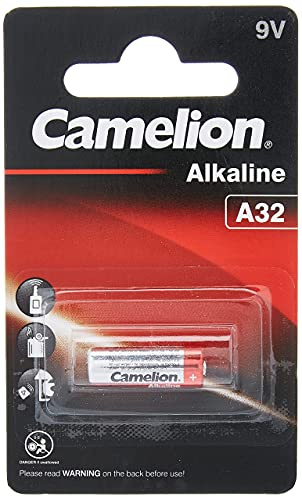Camelion 11050132 - Plus Alkaline Battery without Mercury LR32/A with 9 Volt, Capacity 26 mAh, for a Wide Range of Devices and Consumer Requirements