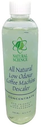 Premium Coffee Machine Descaler - Low-Odor Organic Lemon Juice formula Limescale Removal - Compatible with Espresso, Filter & Pod Machines - Works with DeLonghi, DolceGusto, Nespresso, Tassimo & More