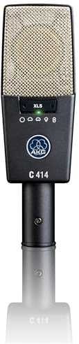 AKG C414 XLS Microphone Gris, Argent
