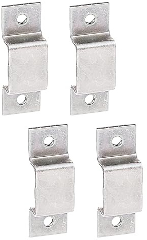 Alberts 901905 Gâche | Zingué, passivé à Couche épaisse | 15 x 7 mm | 4er Set Verrou, Gris