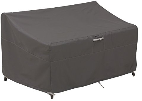 Classic Accessories Ravenna Wasserabweisende Abdeckung für tiefe Terassen-Sofas, Dunkel-Taupe/Pilz/Espresso (193 cm)