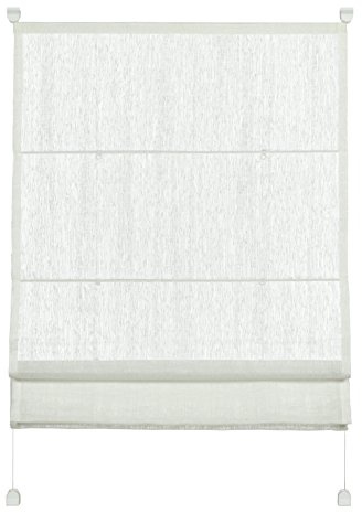 Gardinia 33923 Easyfix Raffrollo transparent 80 x 140 cm, weiß