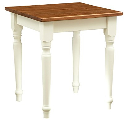 Biscottini Holztisch L 70 x T 70 x H 78 cm Made in Italy | Landhausstil Küchentisch klein 2/4 Personen | Esstisch klein
