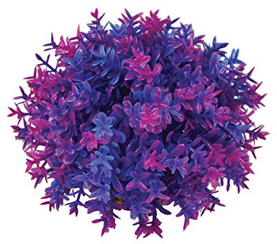 biOrb 46089 Blumenball lila - künstliche Wasserpflanze mit hohem Detailgrad zur schönen Aquariendekoration aus hochwertigem Kunststoff und für Süßwasser und Meerwasser geeignet