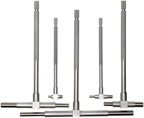 Mitutoyo 155-904, 1,27 cm bis 15,2 cm, 5-teiliges Teleskop-Messgerät-Set