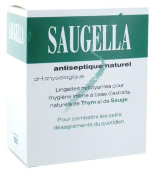 Saugella lingettes antiseptiques 10 lingettes
