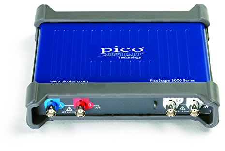 Pico Technology PicoScope 3205D 2 channel Oscilloscope 100 MHz, 256 MS, Handheld Portable USB PC Oscilloscope Kit with probes, PS7 Software