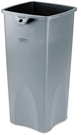 Rubbermaid | Wertstoffsammelbehälter UNTOUCHABLE® | Volumen 87 l | quadratisch | grau