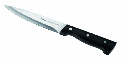 Tescoma 880505 Coltello Sbucciatore acciaio inox, Nero, 13 cm, 1 pz
