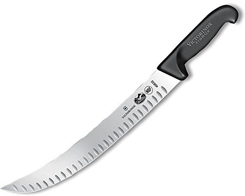 Victorinox Fibrox Bankmesser Kullenschliff, Extra Scharfe Klinge, Rostfreier Stahl, Spülmaschinengeeignet, Swissmade