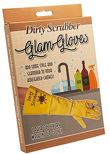 Diabolical Gifts DP0788 Dirty Scrubber Washing Up Gloves-Birthday Novelty, Xmas, Secret Santa Gift DP0788