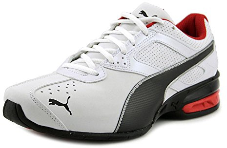 PUMA Men's Tazon 6 FM Shoes, PUMA White/Silver, 11 M