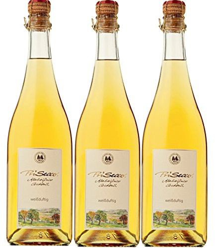 Prisecco alkoholfrei weißduft- Manufaktur Jörg Geiger - 0,75 l - 3er Paket