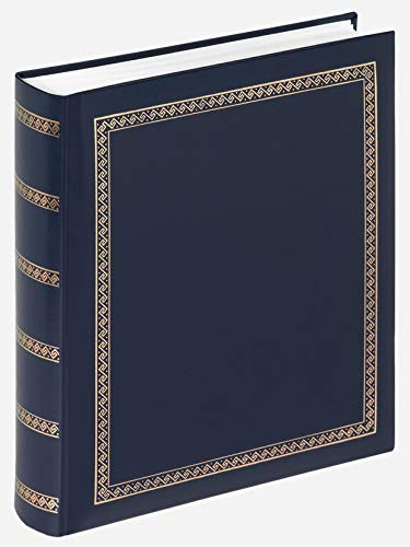 walther design Fotoalbum blau 29 x 32 cm Kunstleder mit Prägung, Das schicke Dicke MX-101-L
