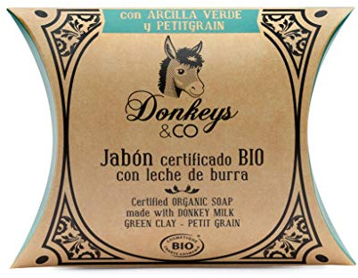 JABÓN LECHE BURRA ARCILLA VERDE Y PETIT GRAIN 100 GR