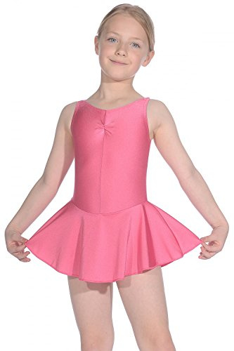 Dancewear Central Ärmlös ISTD Junior lycra trikåer med kjol