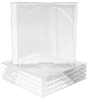 MEDIARANGE BOX24 CD/DVD smyckefodral 1 skivfack set med 100 klar