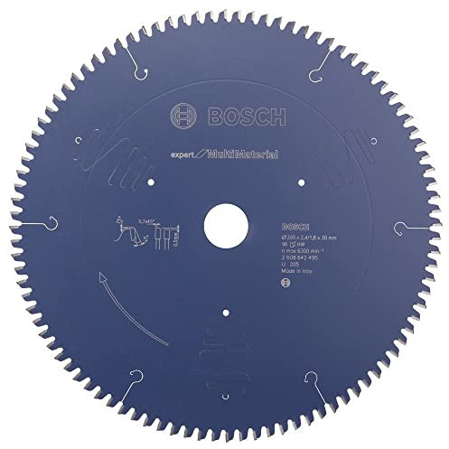 Bosch Professional 1x Kreissägeblatt Expert for Multi Material (für Multimaterial, Sägeblatt Ø 300 x 30 x 2,4 mm, 96 Zähne, Zubehör Kreissäge)